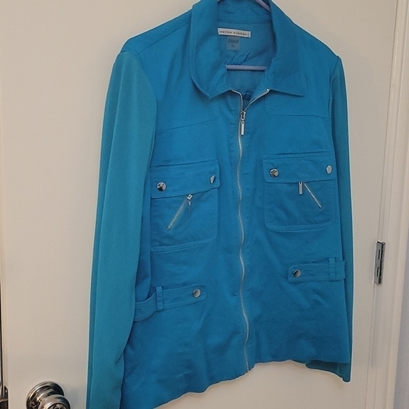 VTG PETER NYGARD Transitional Utility Safari Field Zipper Jacket - Picture 3 of 8